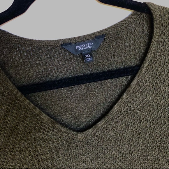 NWT Vera Wang Women’s Tunic Lace Sleeve Asymmetrical Size XXL - Picture 2 of 10